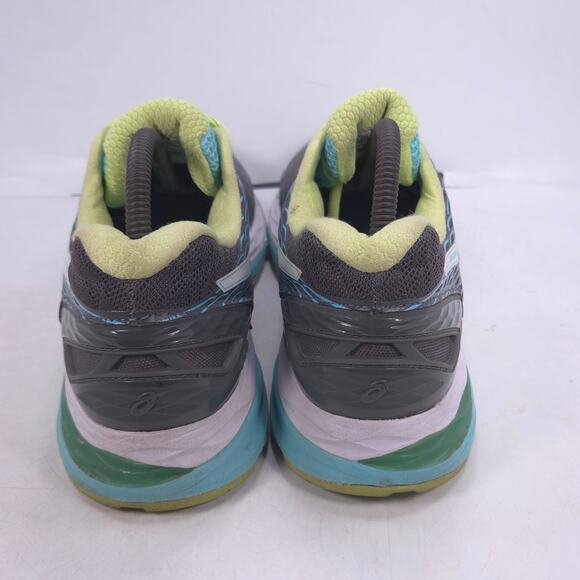 Asics Gel-Nimbus 18 Athletic Lace Up Running Shoes Womens Size 9 T650N Gray - Picture 3 of 10